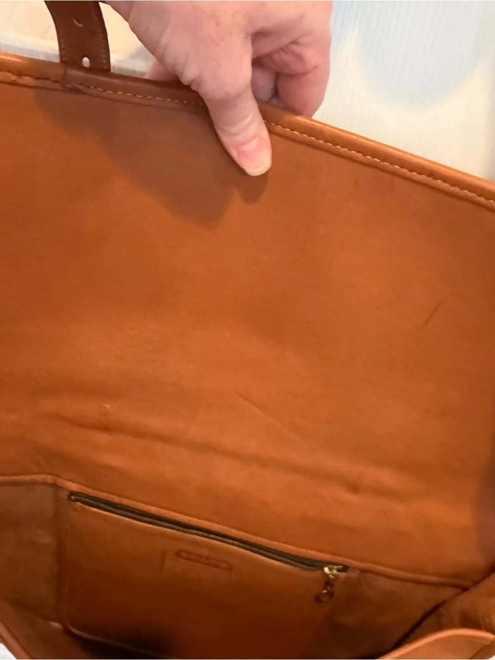 Coach Classic Men's Leather Messenger Bag - Brown